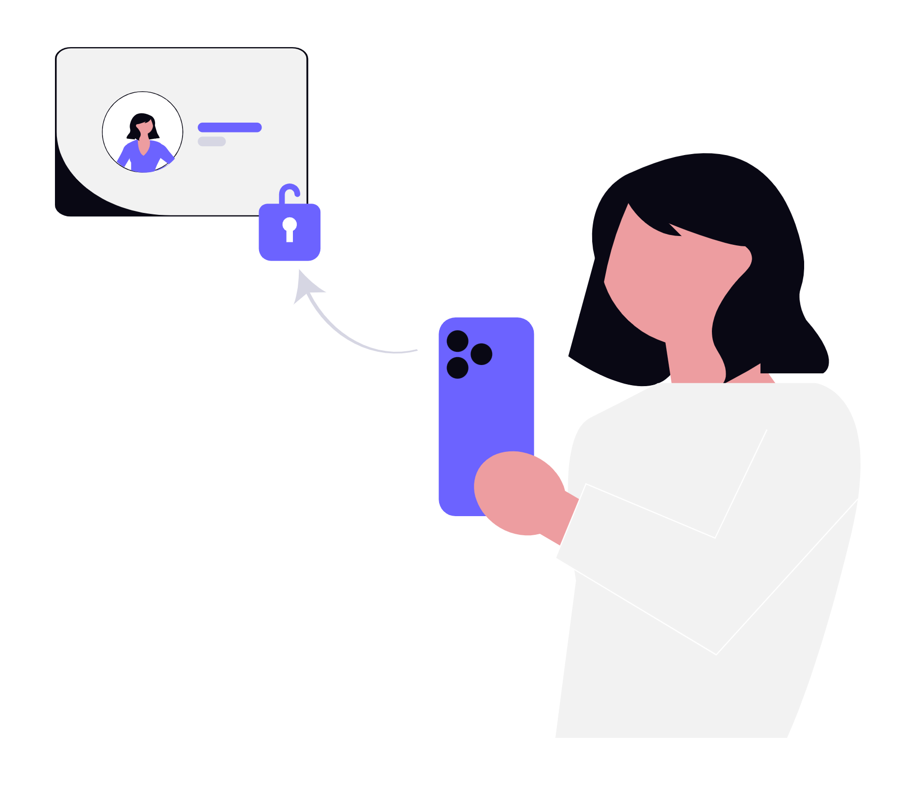 undraw biometric login v832